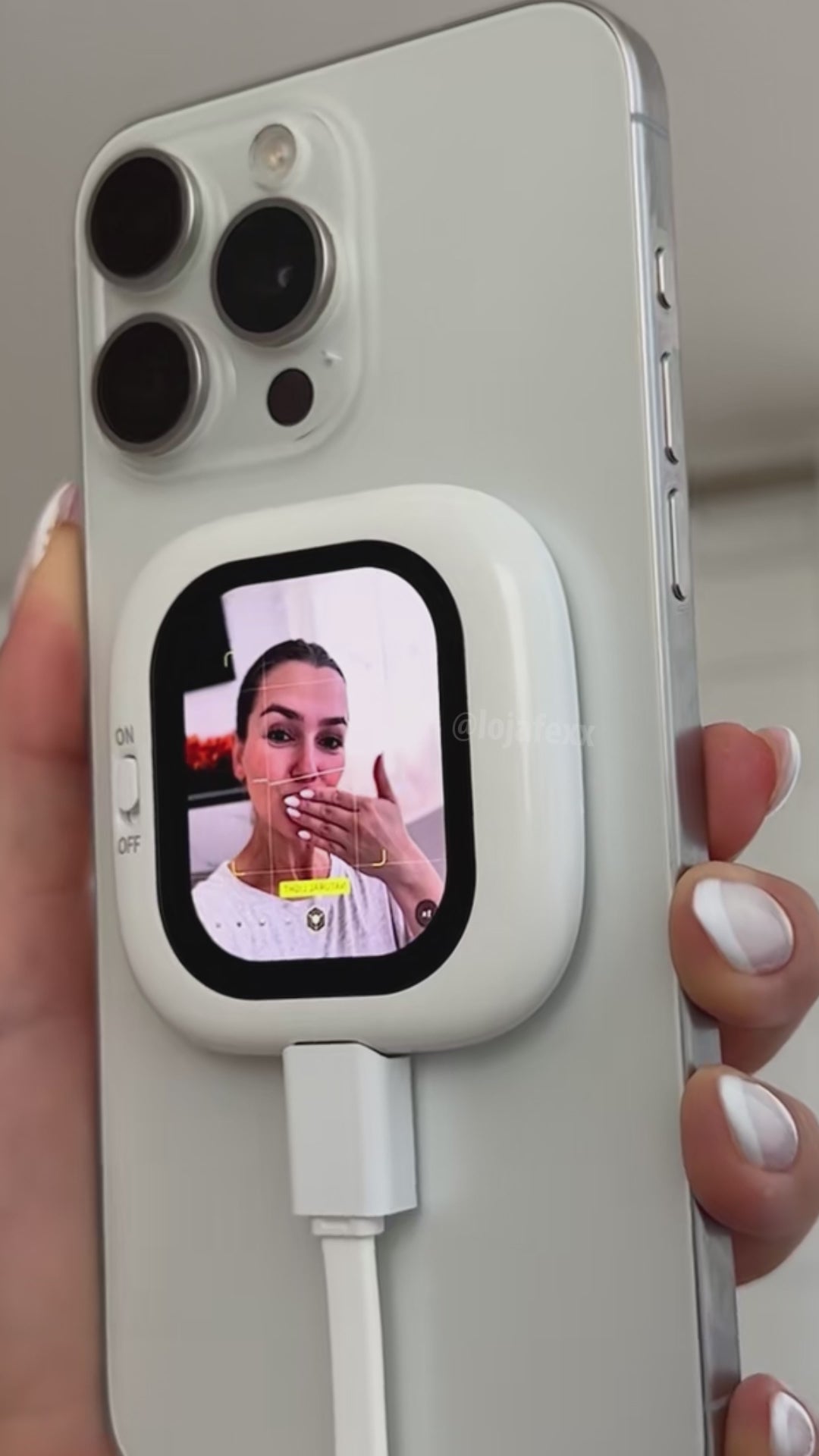 Vídeo de cliente usando o produto